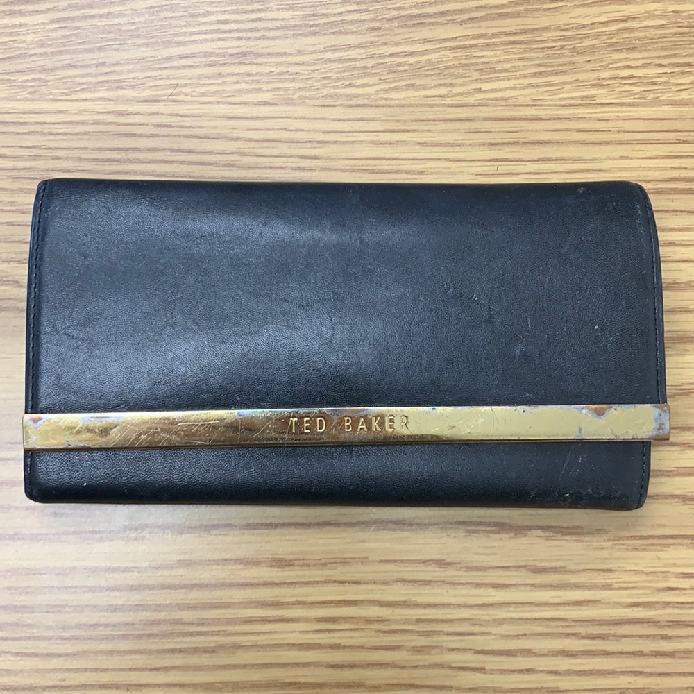 Ted Baker Large Wallet with Metal Bar